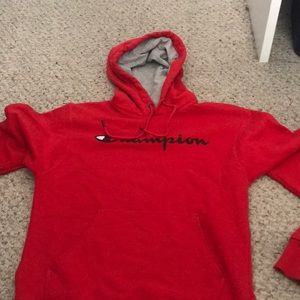 Champion Red Hoodie